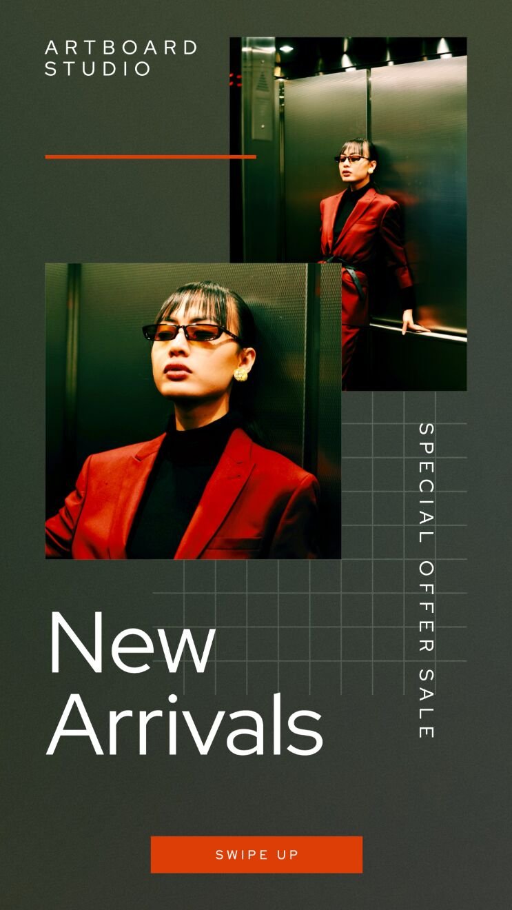 Facebook sponsored video post or a sponsored instagram story, etc., . Best Templates For Your Instagram Stories Design In Browser Mockup Zone