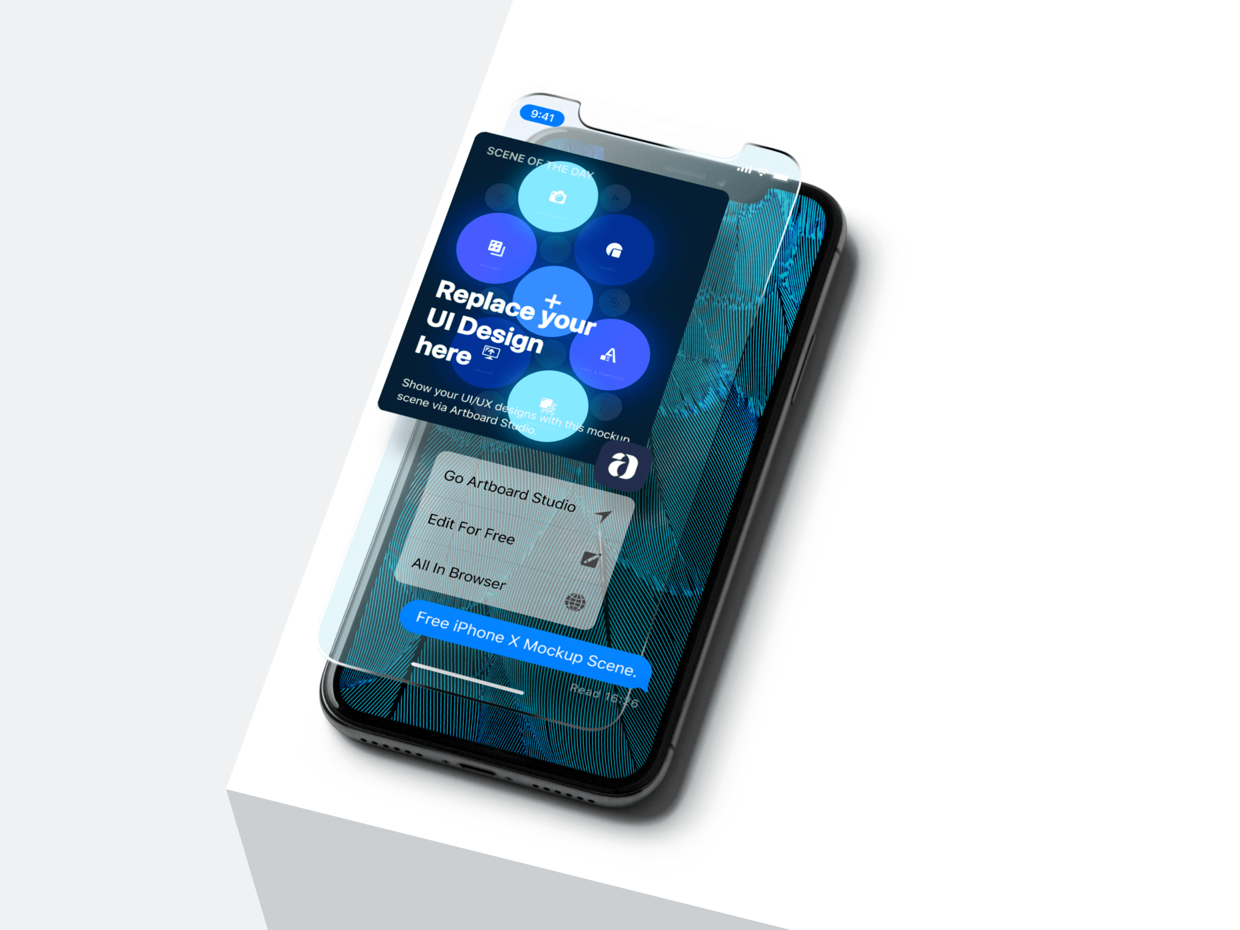Highest quality mockups for photoshop, sketch and figma. Free Iphone X Ui Mockup Scene