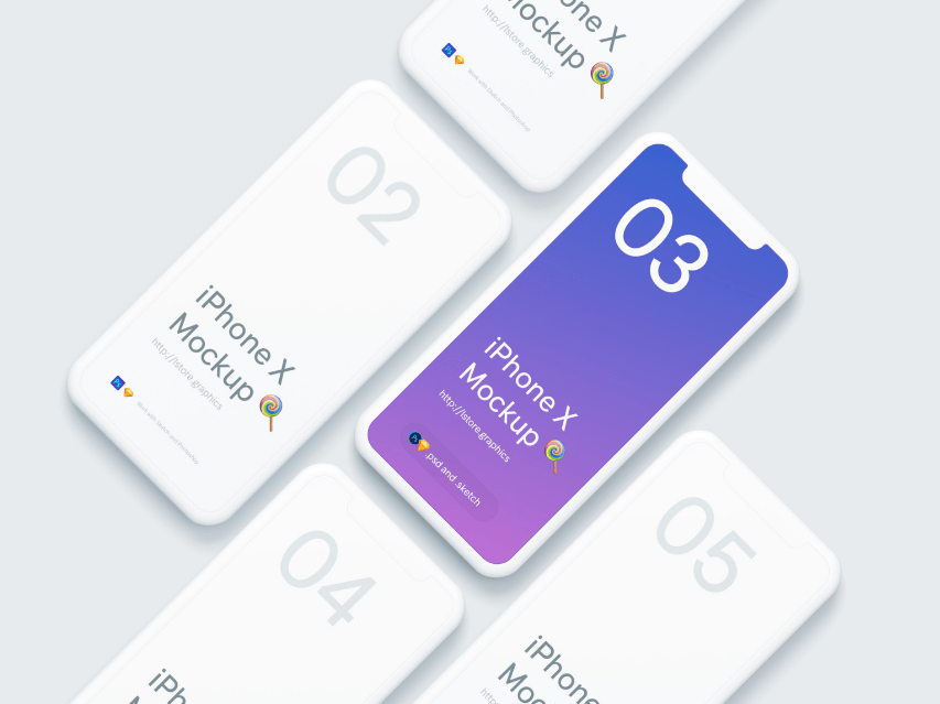 Iphone 8 mockup clay designed by ramotion. 42 Best Iphone X Iphone Xs Max Mockups For Free Download Psd Sketch Png By Trista Liu Hackernoon Com Medium