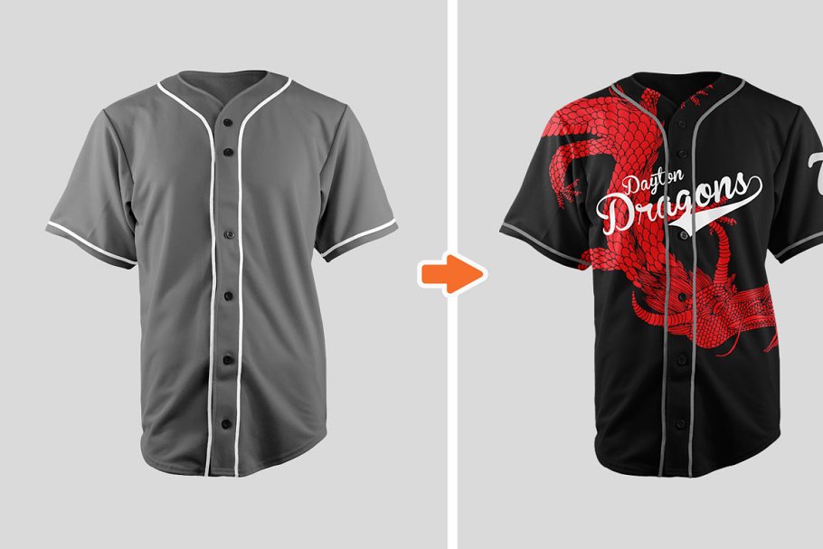 Baseball jersey uniform template mockup vector. 40 Best Baseball Jersey Mockup Templates Graphic Design Resources