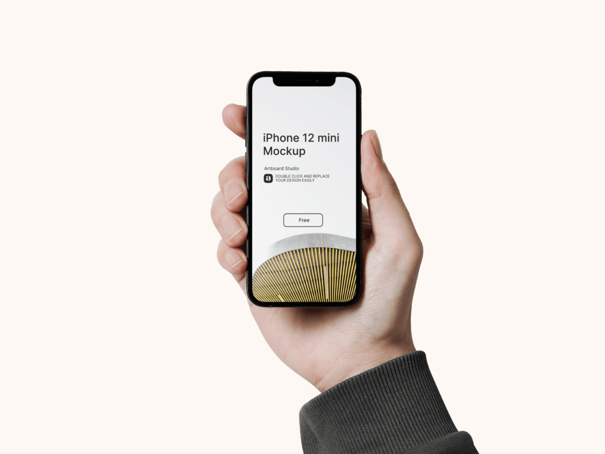 This post brings to you best iphone 12 mockups in psd, ai, sketch and figma formats to create professional looking mockups for your designs. Free Iphone 12 Mini Mockup Scene