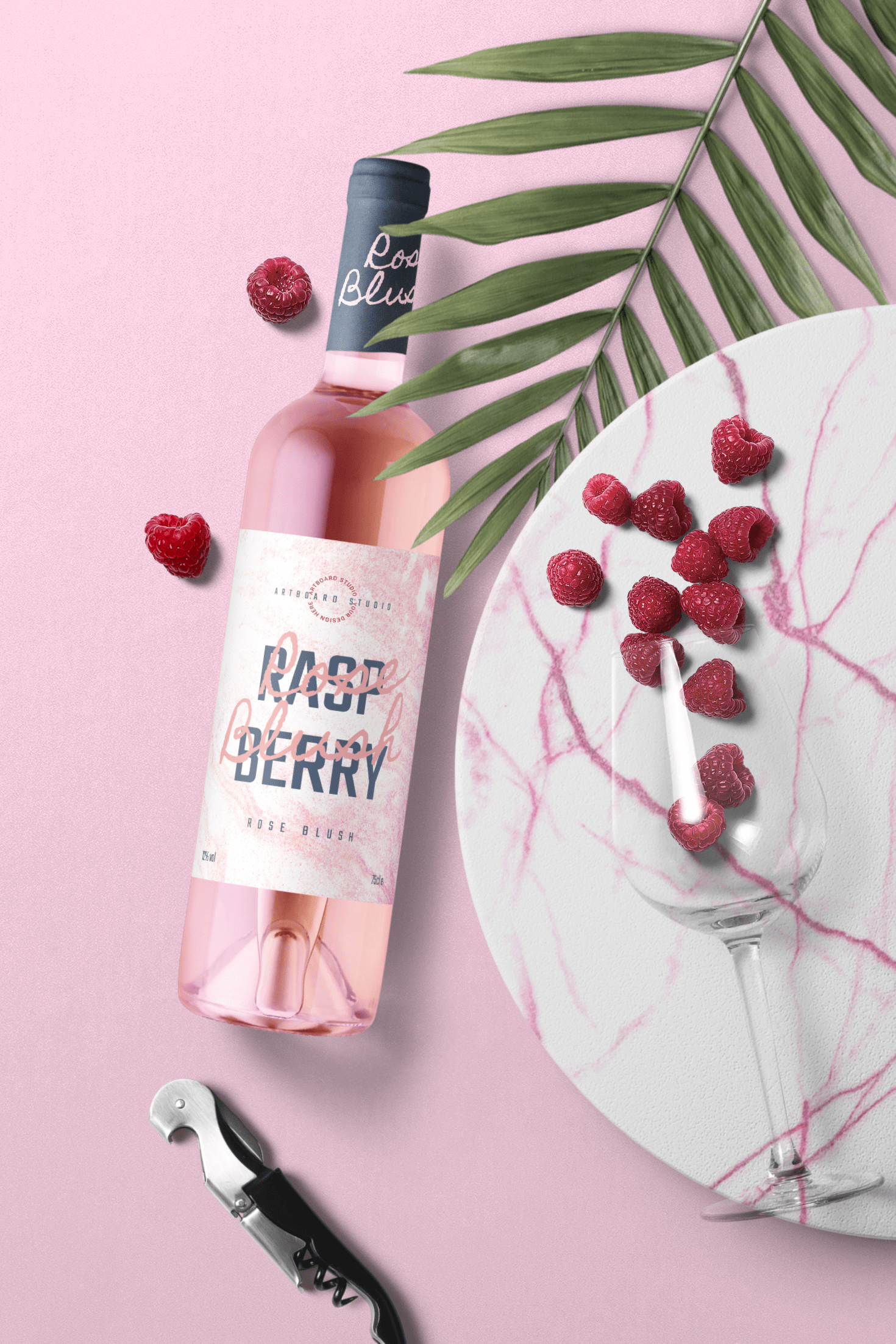 Download this free psd file about rose wine bottle mockup, and discover more than 21 million professional graphic resources on freepik. Wine Bottle Mockup Scene