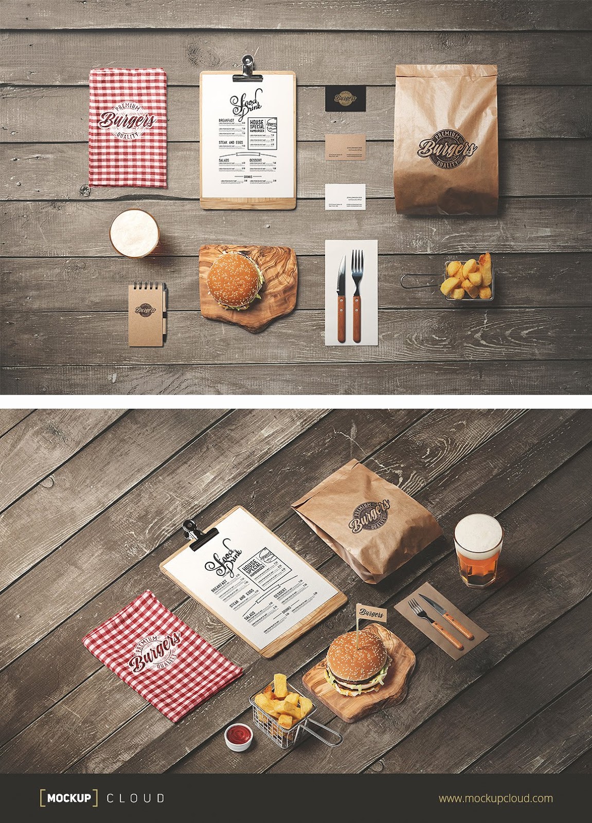 JPG The big list of free corporate branding, stationery and identity mockups for. 70 Best Restaurant Branding Mockup Templates Graphic Design Resources