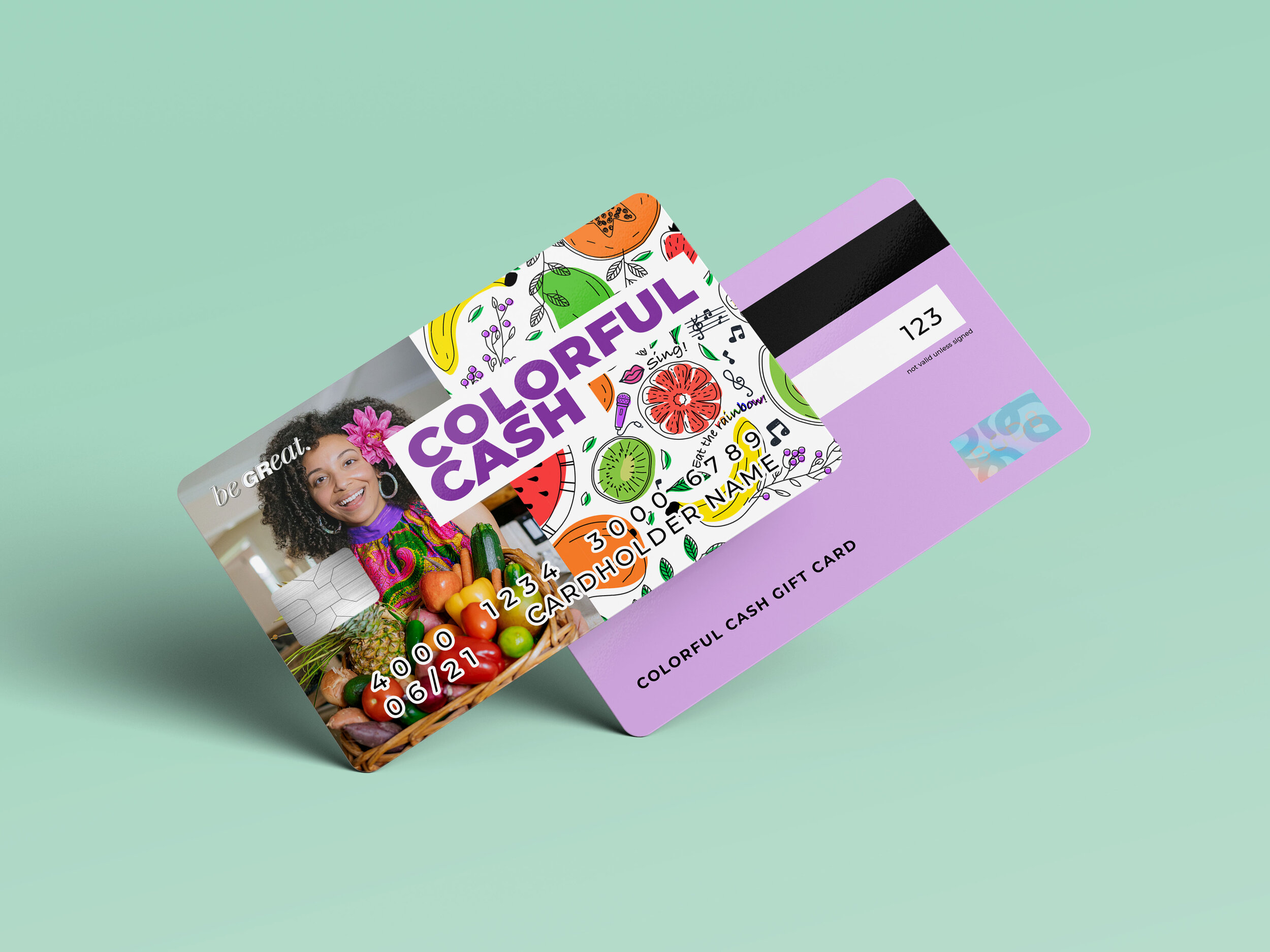 There are various ways to pay when shopping or sending money to friends and family in the modern age. Colorful Cash Gift Card One Great Vegan Musical Recipes With Singing Chef Gabrielle Reyes