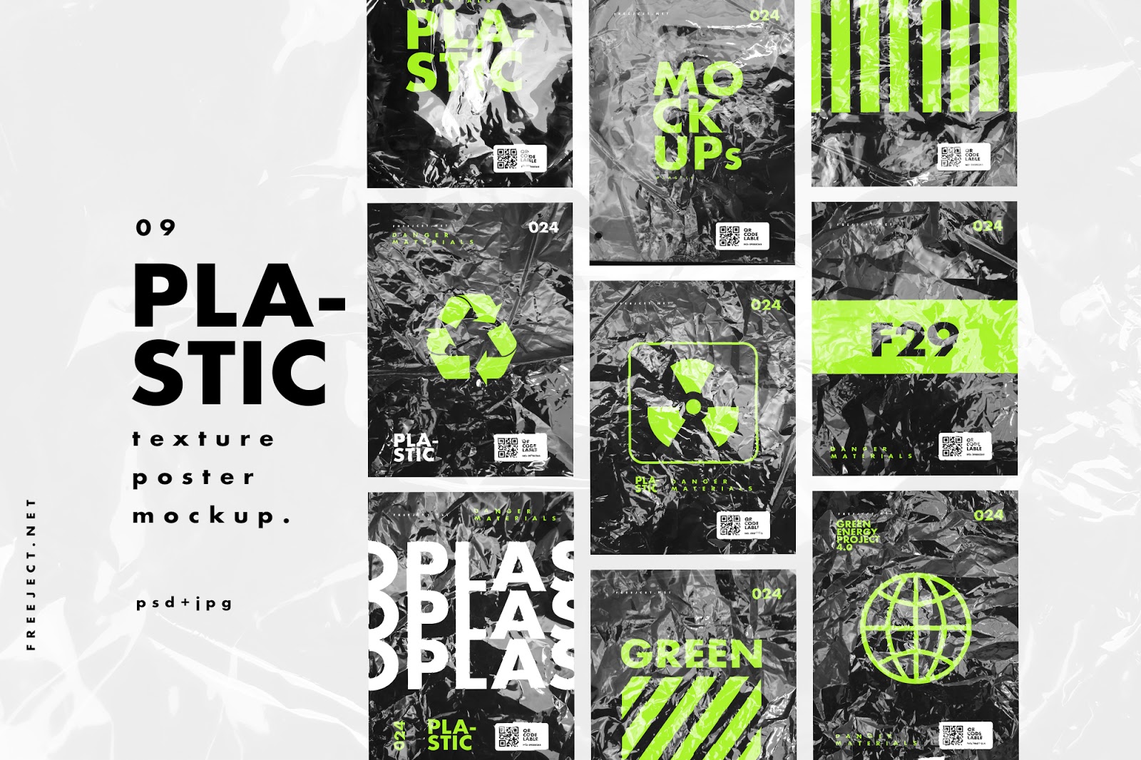 Image The best poster mockups free download for your next project. Plastic Warp Poster Mockup Free Download Psd File