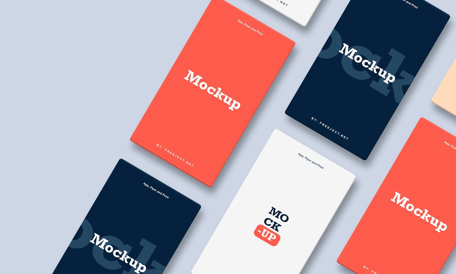 Image Discover 1 free mobile app mockup design on dribbble. Free Download App Flyer Print Mockup Template Vol 2 Psd File