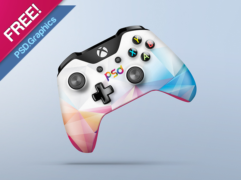Playstation ps4 xbox gaming psd mockup template freebie controller. 25 Best Gaming Controller Mockup Templates Ps4 Xbox Smartphone