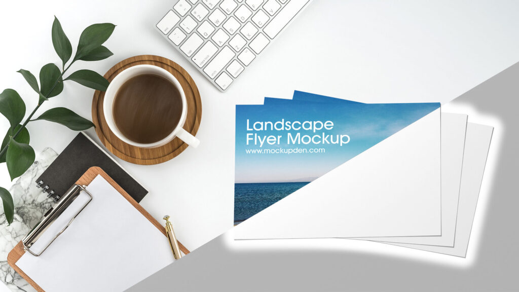 24+ Download Landscape Flyer Mockup Psd&nbsp;Free
