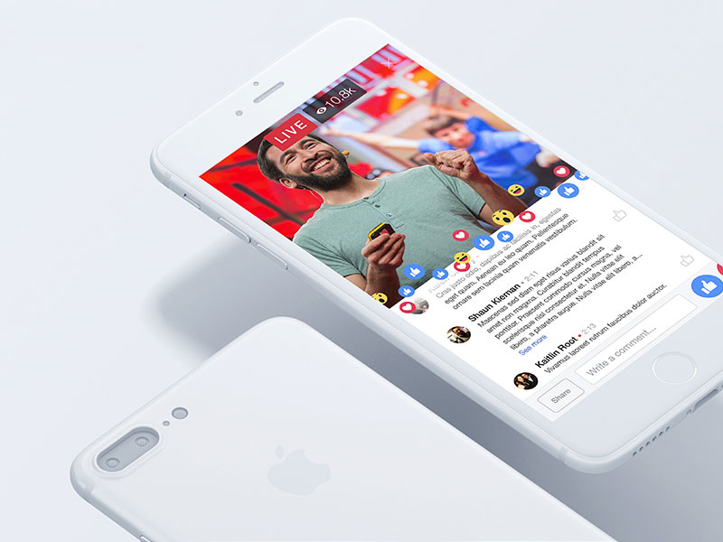 38+ Download Mobile Facebook Ad Mockup&nbsp;Psd