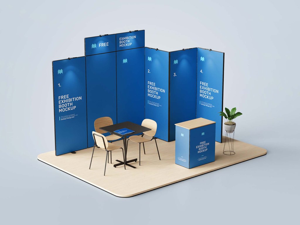 20+ Download Booth Mockup&nbsp;Psd