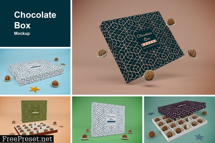 35+ Download Box Of Chocolates Mockup&nbsp;Psd