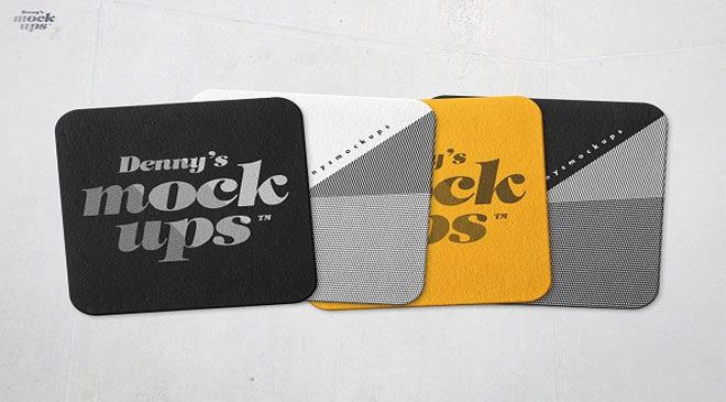20+ Download Square Coaster Mockup Free&nbsp;Psd