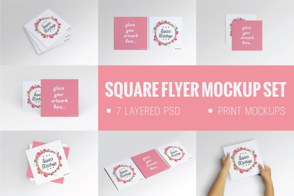 50+ Download Circle Flyer Mockup&nbsp;Psd