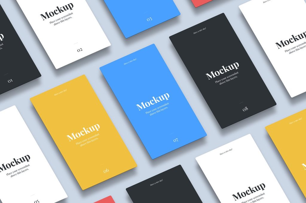 23+ Download Isometric App Mockup Psd