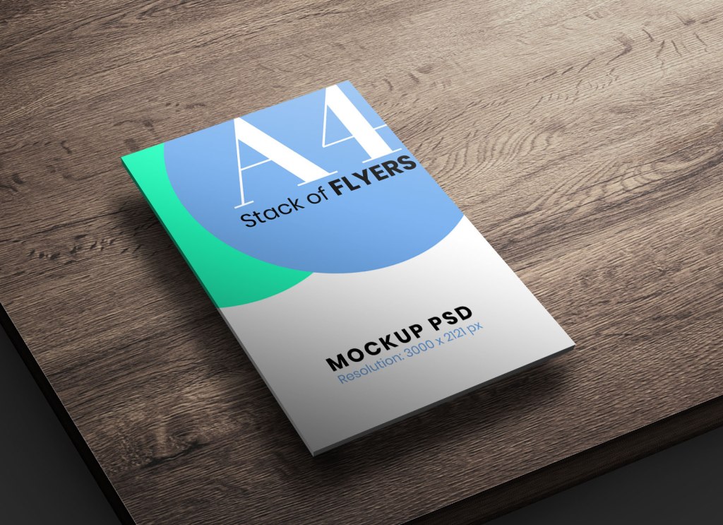 43+ Download A4 Leaflet Mockup Free&nbsp;Psd