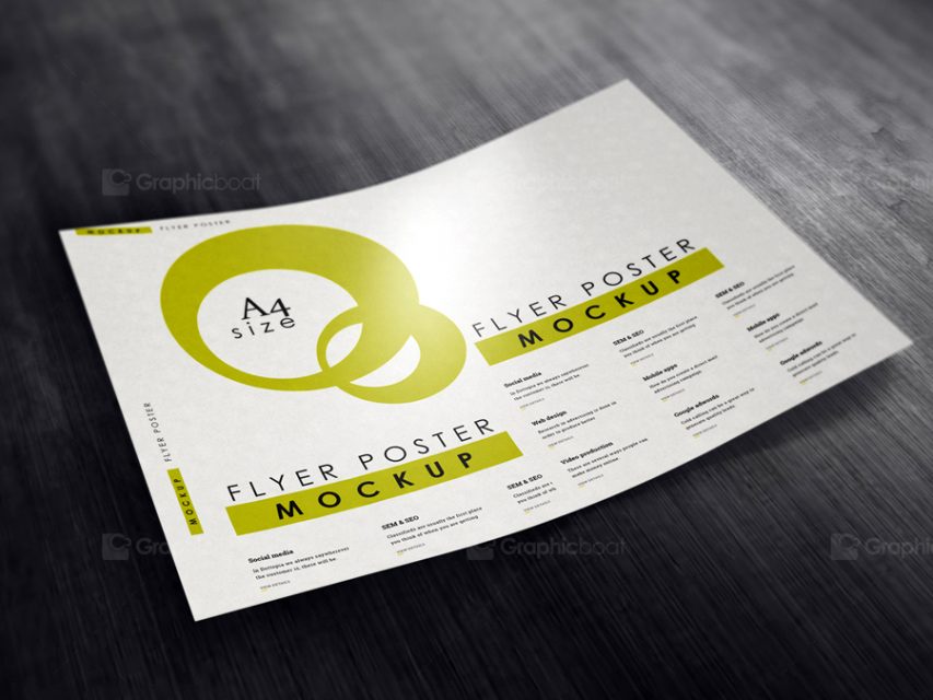 33+ Download Poster Mockup Free&nbsp;Psd