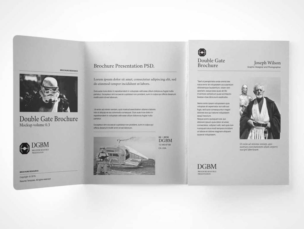 48+ Download Gatefold Brochure Mockup&nbsp;Psd