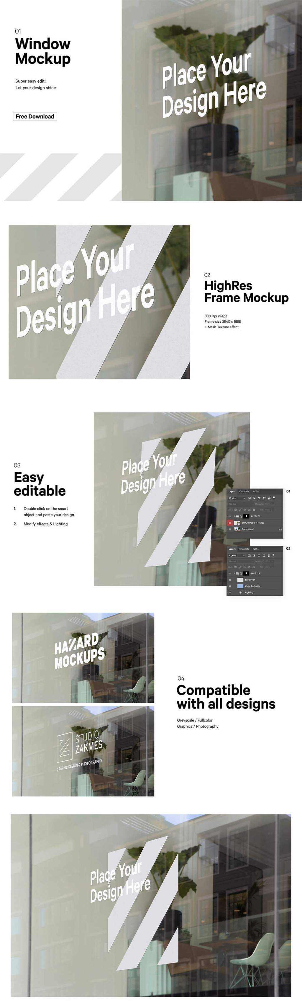 23+ Download Window Decal Mockup Free&nbsp;Psd