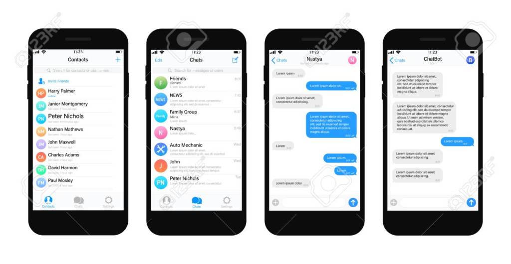 31+ Download Facebook Messenger Mockup Psd
