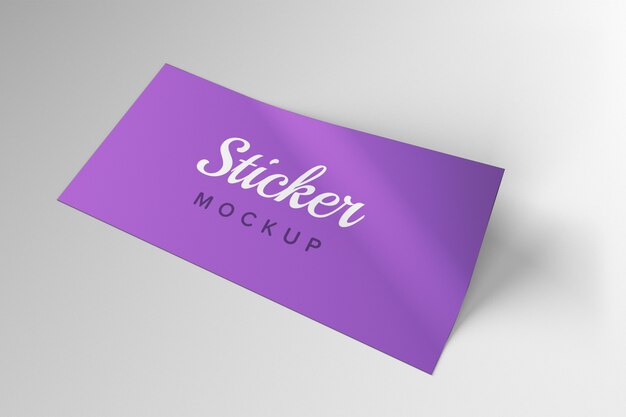 37+ Download Rectangle Sticker Mockup&nbsp;Psd